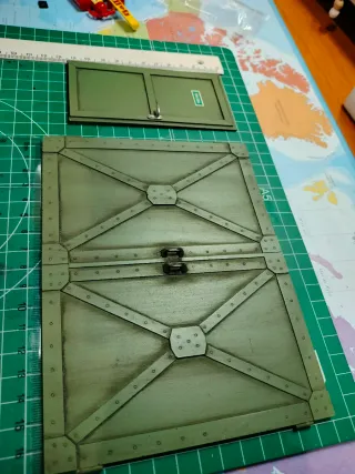 Puertas Diorama Escala 1:18