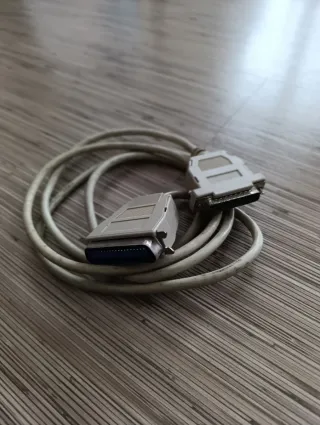 Cabo Paralelo DB25 Macho Azul