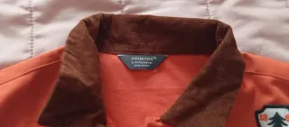 Chaqueta niño naranja parches talla 9-10