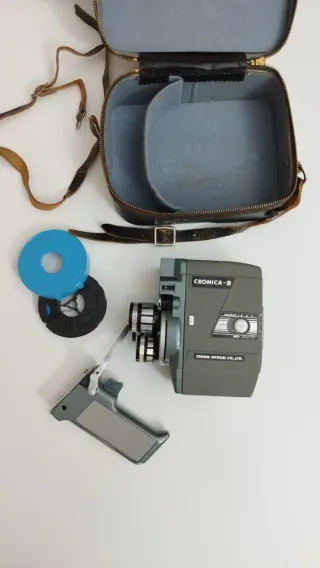 Cronica 8 ET 8 mm cinepresa Vintage video camera