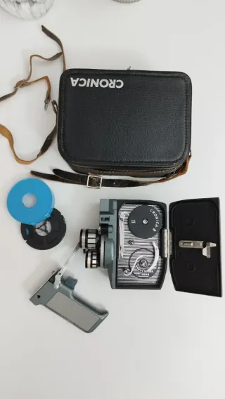 Cronica 8 ET 8 mm cinepresa Vintage video camera