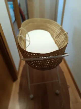 Moisés para bebé con cojín