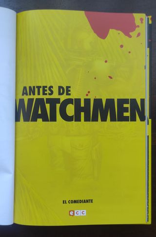Antes de Watchmen: El Comediante