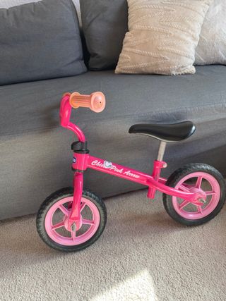 Bicicleta infantil rosa Chicco