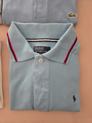 Lote 4 Polos Vintage Lacoste y Polo Ralph Lauren