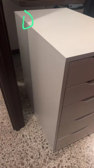 Cajonera Ikea Alex Blanca