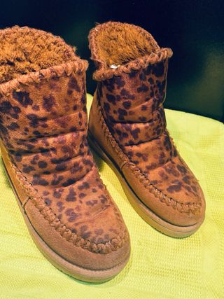Botines Gioseppo Animal Print Marrones