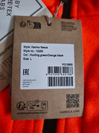 Chaqueta Harkila Kamko Marrón Gore-Tex