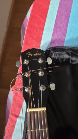 Guitarra Electroacústica Fender CD-60E BLK