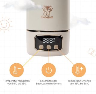 BEBELUX® Calentador de biberones | Carga rápida US
