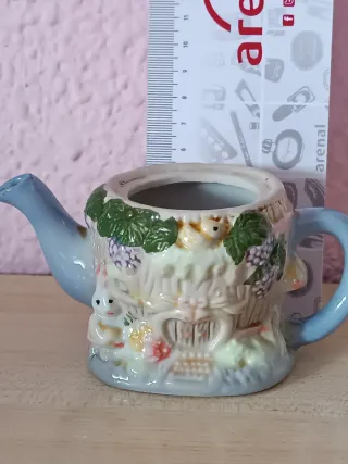 Juego de 4 teteras de cerámica