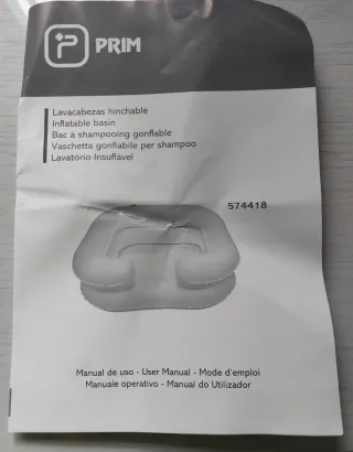 Lavacabezas hinchable