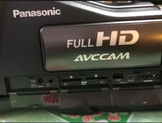 Videocámara Panasonic.