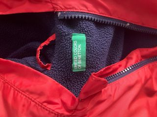 Chaqueta bebé Benetton roja