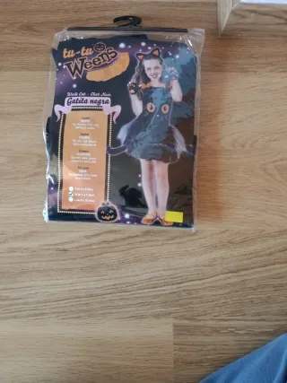 Disfraz Gatita Negra 5-7 años