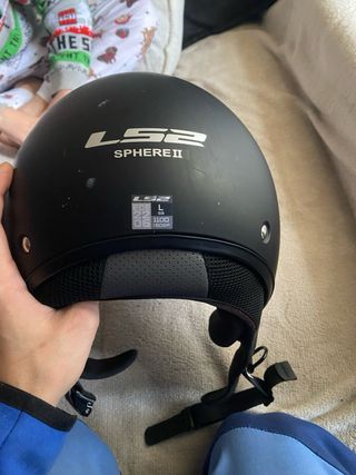 Casco Moto L52 Scooter Negro