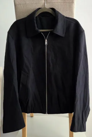 Cazadora Zara Azul Marino Cremallera