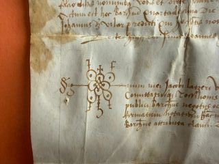 Documento notarial antiguo Barcelona 1508