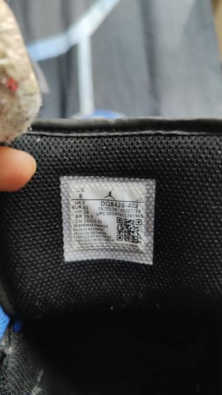 Zapatillas Jordan Mid Azul y Blanco