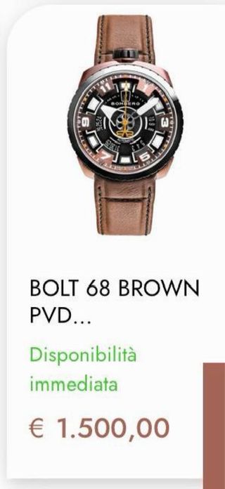 Orologio Bomberg 68 Edizione Limitata