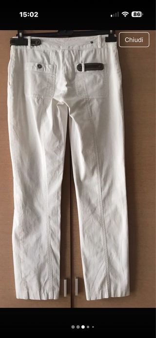 Pantaloni Liu Jo bianchi taglia XS
