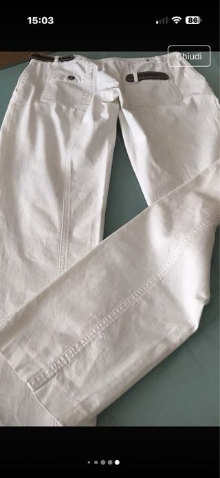 Pantaloni Liu Jo bianchi taglia XS