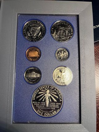 1986 Liberty Prestige Set Monedas
