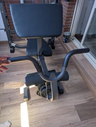 Banco de pesas multifuncional