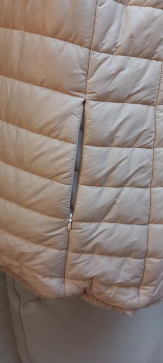 Giubbotto donna effetto pelliccia trapuntato