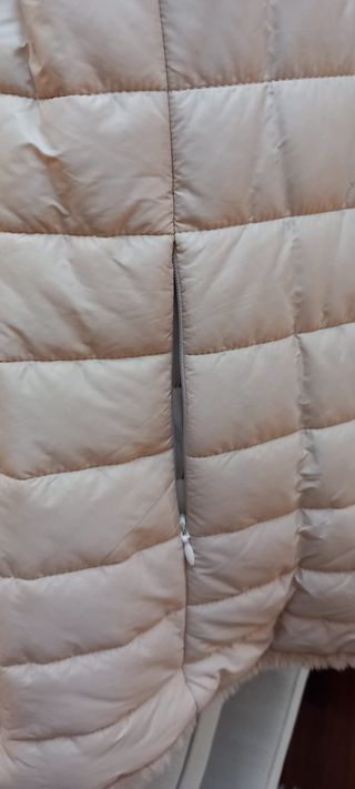 Giubbotto donna effetto pelliccia trapuntato