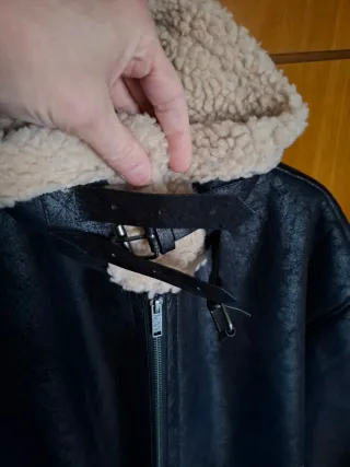 Giubbotto aviator teddy nero BoohooMAN