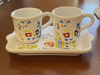 Servizio tazzine ceramica Loddo