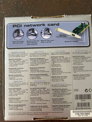 Tarjeta de red PCI Conceptronic 10/100 Mbps