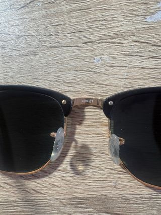 Gafas Ray-Ban Clubmaster Negro/Dorado
