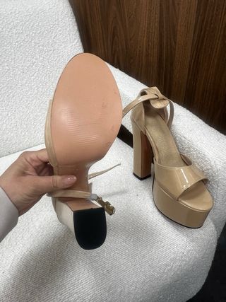 Sandalias tacon 15 cm