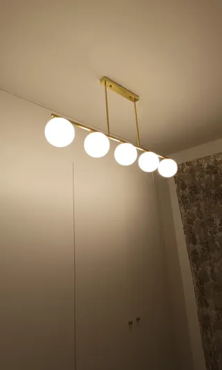 Lámpara de Techo Moonlight Ledkia - Metal Dorado