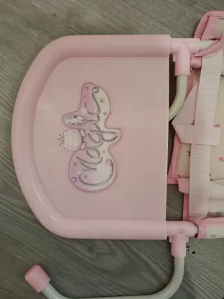 Silla mesa trona, porta muñeca y bolsa