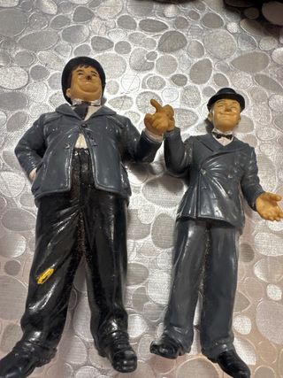 Figuras Laurel y Hardy el gordo de dlco de pvc ori