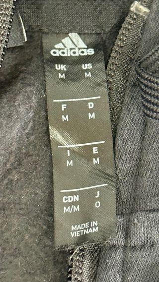 Sudadera Adidas Talla M Negra