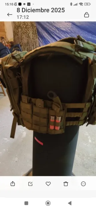 Chaleco táctico militar CARONTE