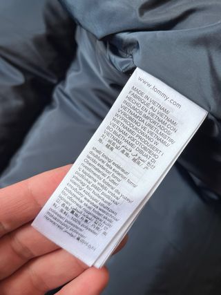 Chaqueta acolchada Tommy Hilfiger de plumas natura