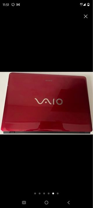 Portátil Sony VAIO Rojo
