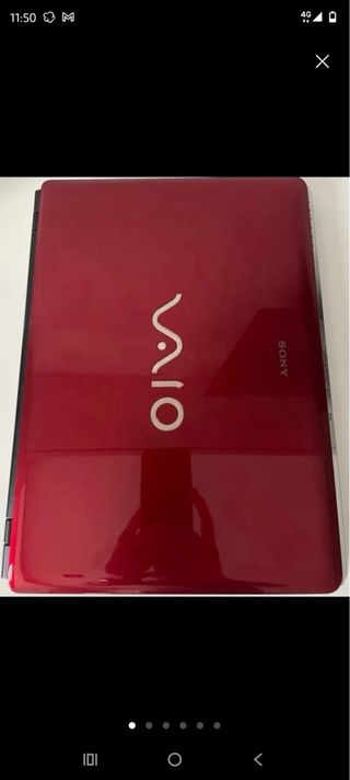 Portátil Sony VAIO Rojo