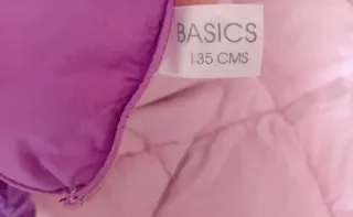 Edredón Nórdico Plumas Rosa/Morado