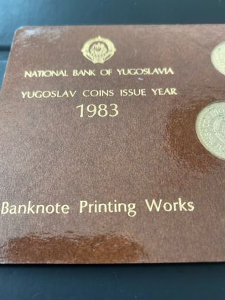 Monedas Yugoslavia 1983