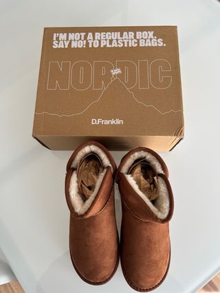 Botas D. Franklin Mujer Talla 39 Marrón