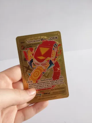Colección Cartas Pokémon Doradas VMAXtodas falsas