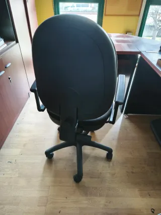 3 Sillas de Escritorio Negras