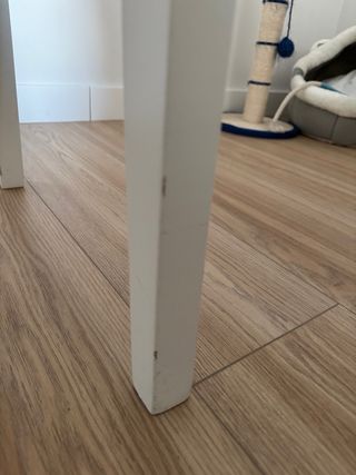 Pack 4 Sillas Madera Marrón y Blanca