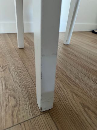 Pack 4 Sillas Madera Marrón y Blanca